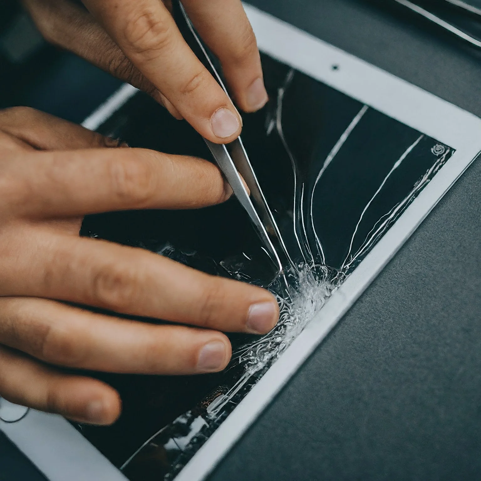 Disassembled iPad repairs